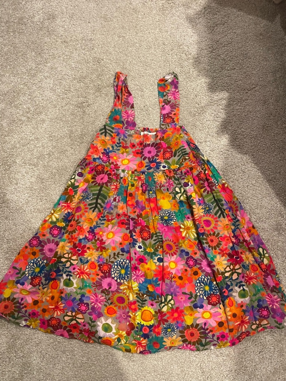 NATURAL LIFE Floral Multicolor Boho V-Neck Top XS - Picture 7 of 7